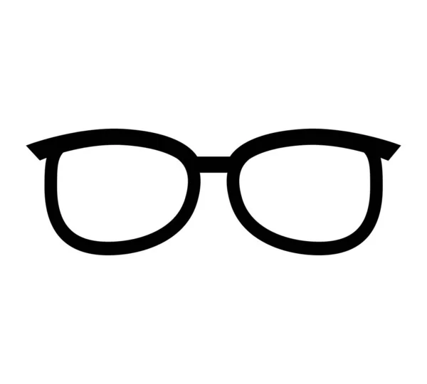 Eye glass isolated icon — Stock Vector