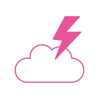 Sevimli bulutlu gök gürültülü