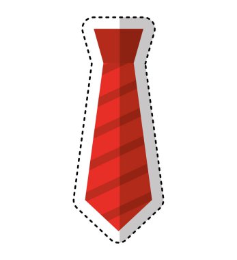 zarif kravat izole simgesi