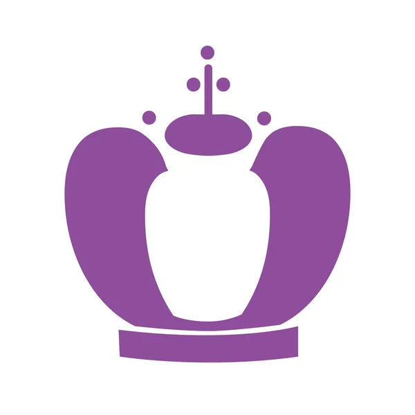 Königskrone königliche Ikone isoliert — Stockvektor