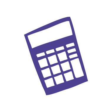 hesap makinesi matematik aygıtı izole edilmiş simge