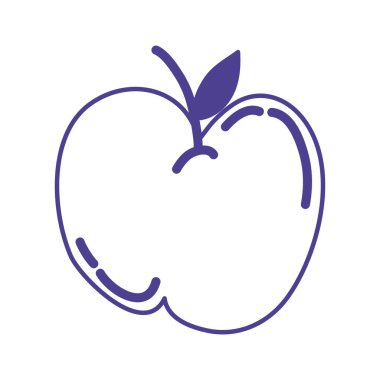 elma taze meyve izole simgesi