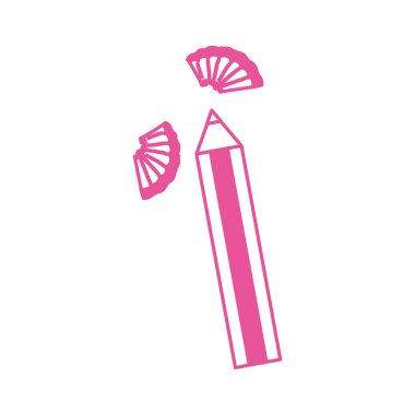 kalem okulu arz simgesi izole edildi