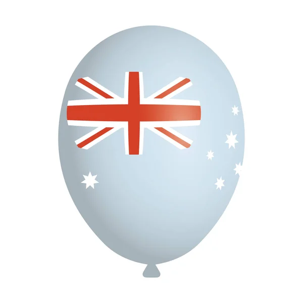 Australia bandiera di paese in elio palloncino — Vettoriale Stock