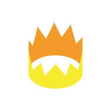 kraliyet tacının izole edilmiş simgesi