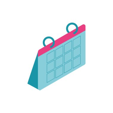 takvim anımsatma tarihi izole edilmiş simgesi