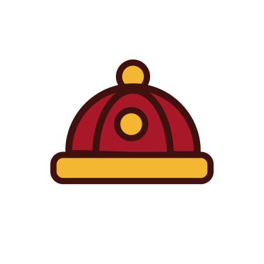 Çin yemeği tepsisi sunucu simgesi