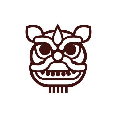 Çin Yeni Yıl Ejder Maskesi