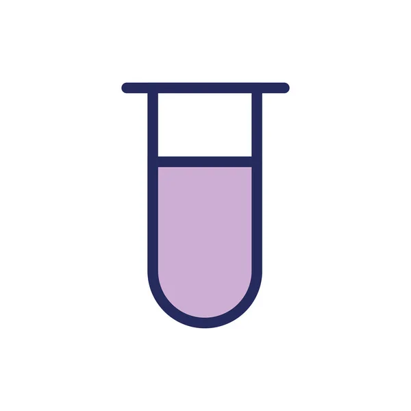 Icona del laboratorio di prova del tubo medico — Vettoriale Stock
