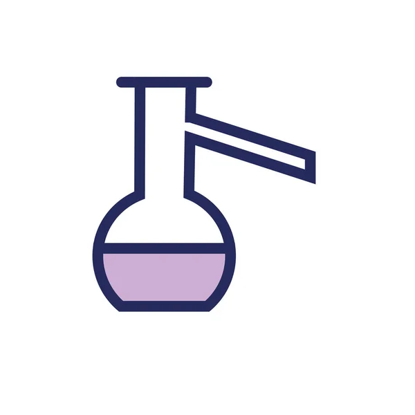 Tubo médico prueba laboratorio icono — Archivo Imágenes Vectoriales