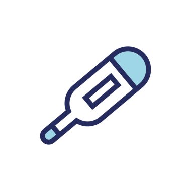 tıbbi termometre aracı düz biçim simgesi