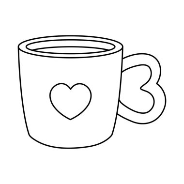 Kahve nefis izole edilmiş ikon.