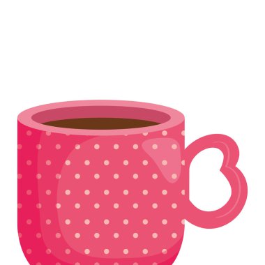 Kahve nefis izole edilmiş ikon.