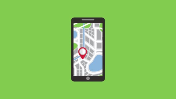 smartphone avec application technologique gps 