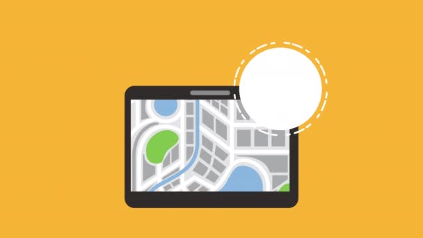 tablette avec application technologique gps 