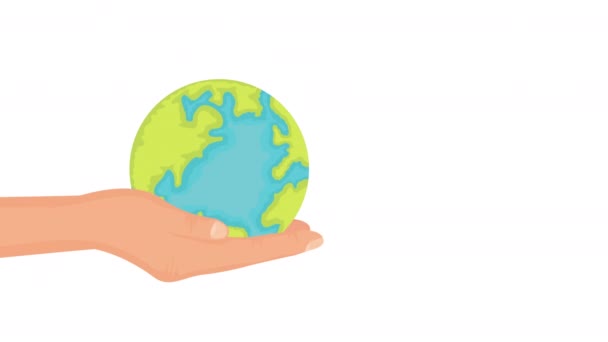 Dünya Gezegeni Dünya 'yı — Stok video
