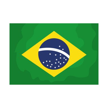 Brezilya izole simgesi bayrağı