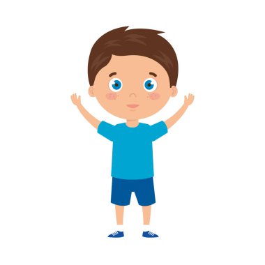 Sevimli küçük çocuk Avatar karakteri
