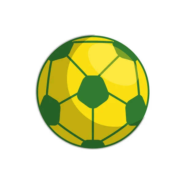 Sport míč fotbal izolované ikony Vektorová Grafika