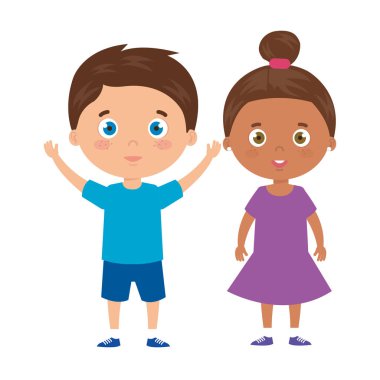 Sevimli küçük çocuk Avatar karakteri