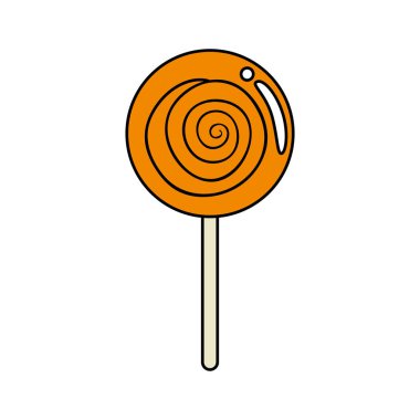 tatlı lolipop lezzetli izole ikon