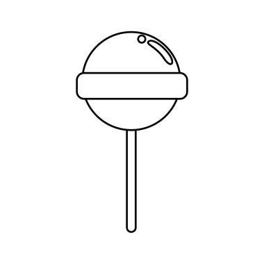 tatlı lolipop lezzetli izole ikon