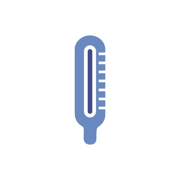 Ferramenta termômetro médico ícone de estilo plano —  Vetores de Stock