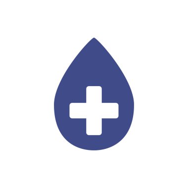 Kan medikal düz simge bırakın