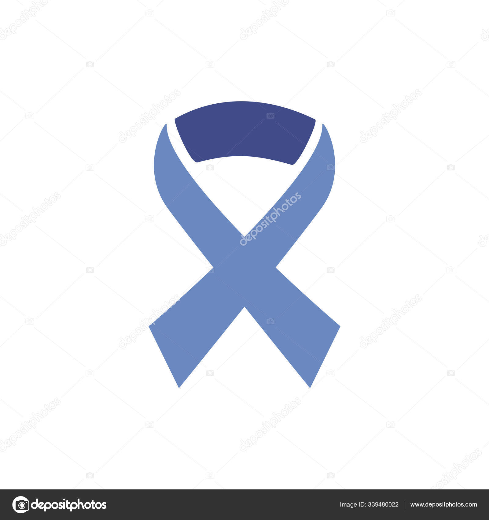 Awareness campaign ribbon isolated icon Stock Vector by ©yupiramos ...