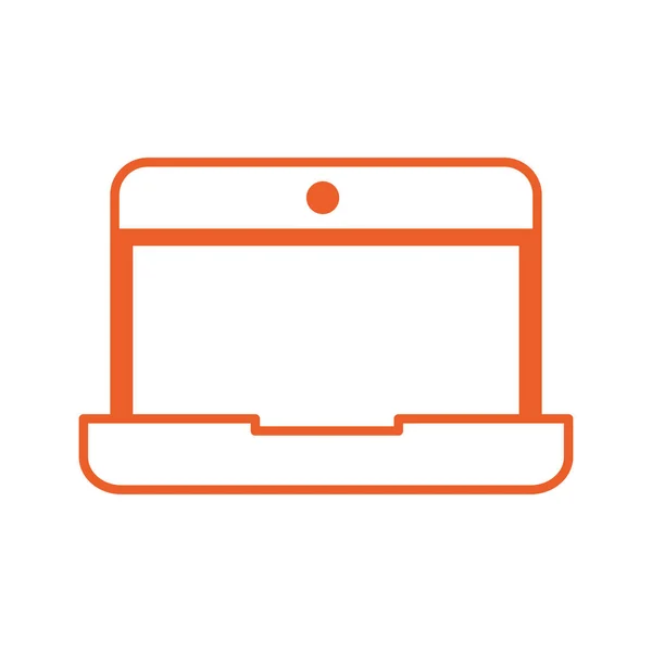 Dispositivo portatile icona isolata — Vettoriale Stock
