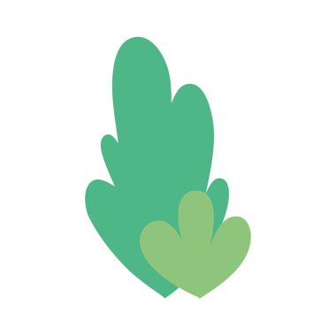 Yaprak bitkisi ekolojisi ikonu izole