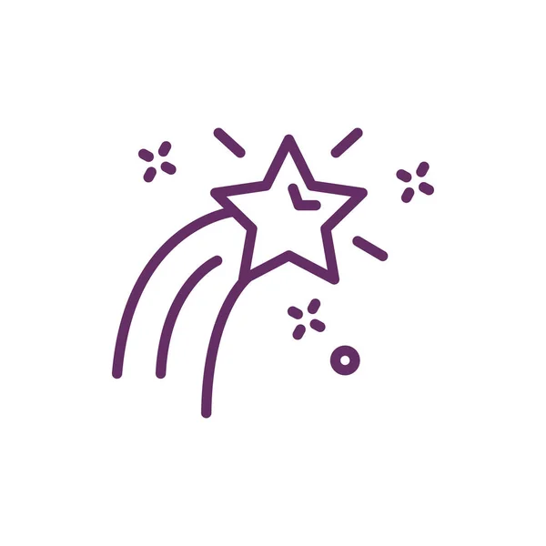 Stars splash magic sorcery icon — 图库矢量图片