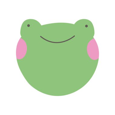 cute little frog character icon