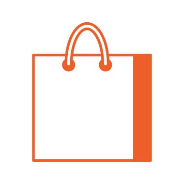 kağıt alışveriş torbası izole edilmiş simge