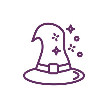 witch hat magic sorcery icon