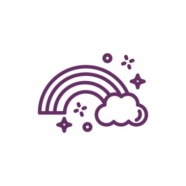 rainbow with stars magic sorcery