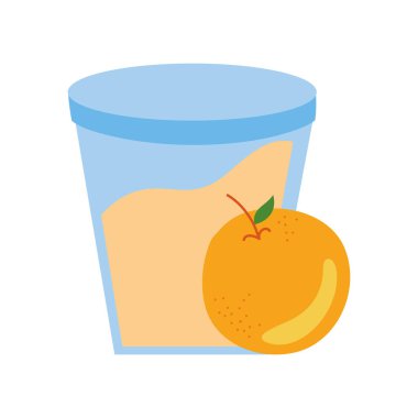 turuncu turunç meyvesi izole edilmiş simge