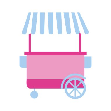 kiosk shop market isolated icon