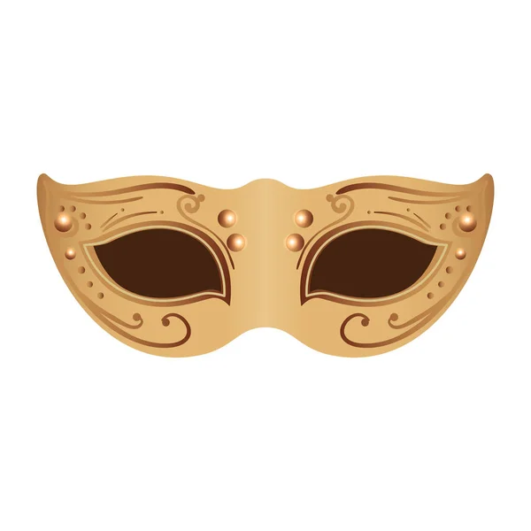 Елегантна маска фентезі ізольована ікона — стоковий вектор