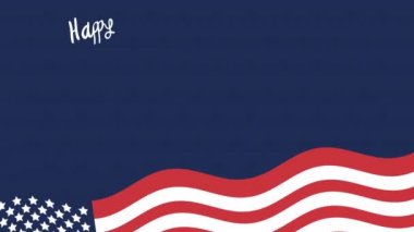 Amerika bayrağıyla Başkanlık Günü