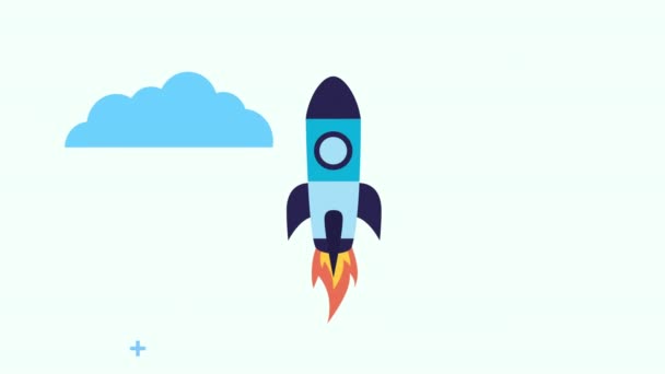 Rocket launcher Search Engine Optimization — Vídeo de Stock