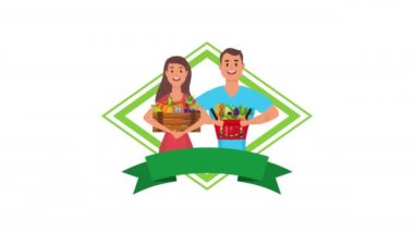 Vejetaryen yemekleri olan çift sağlıklı bir hayat sürüyor.