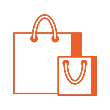 kağıt alışveriş torbası izole edilmiş simge