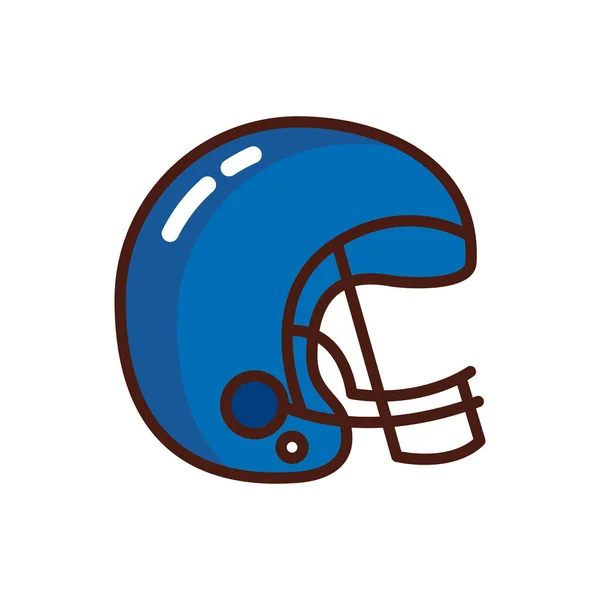 American Football Sporthelm-Ikone — Stockvektor