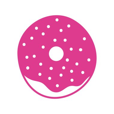sweet donuts dessert isolated icon