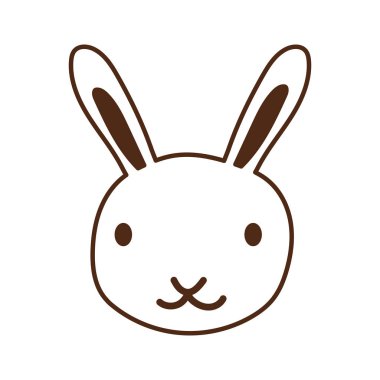 Sevimli tavşan çiftliği hayvan karakteri