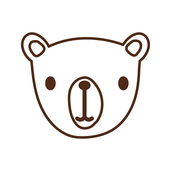 Roztomilý lama divoké zvíře znak ikona — Stockový vektor