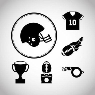 bundle of american football sport icons