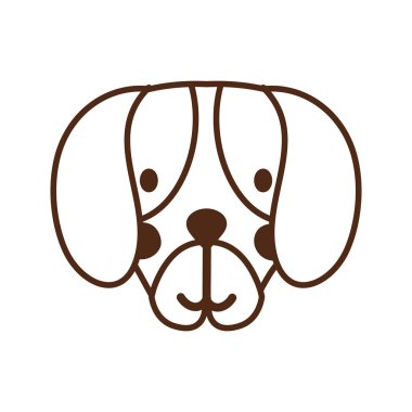 cute little dog pet mascot character