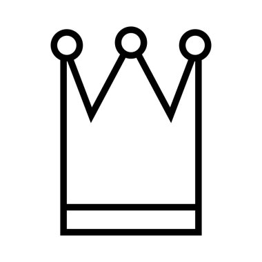 Kraliçe taç kraliyet ikonu